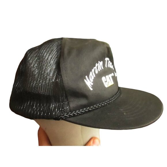 Mesh trucker Skater Cap  NEW True Vtg 90s CATERPILLAR CAT TRACTOR EMBROIDER OSFA - Picture 1 of 4